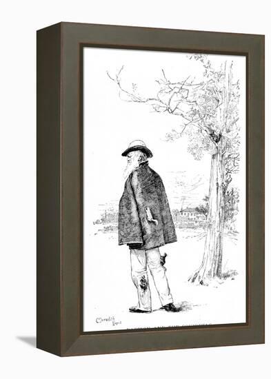 Darwin and the Squirrels, Illustration from 'Charles Darwin, His Life and Work'-Meredith Nugent-Framed Premier Image Canvas