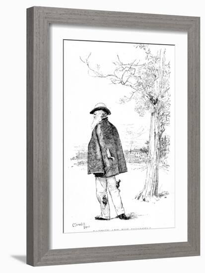 Darwin and the Squirrels, Illustration from 'Charles Darwin, His Life and Work'-Meredith Nugent-Framed Giclee Print