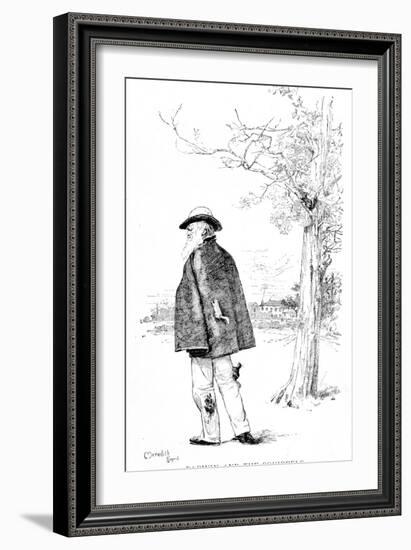 Darwin and the Squirrels, Illustration from 'Charles Darwin, His Life and Work'-Meredith Nugent-Framed Giclee Print