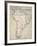 Darwin's Beagle Voyage Map South America-Paul Stewart-Framed Photographic Print