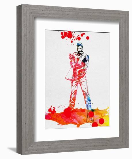 Daryl Dixon Watercolor-Lora Feldman-Framed Premium Giclee Print