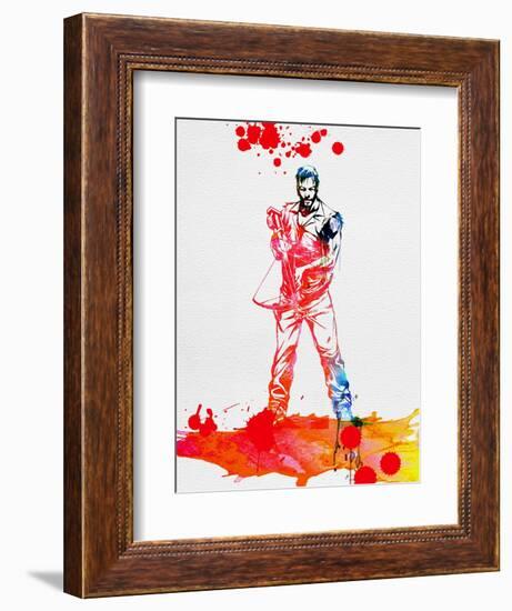 Daryl Dixon Watercolor-Lora Feldman-Framed Premium Giclee Print