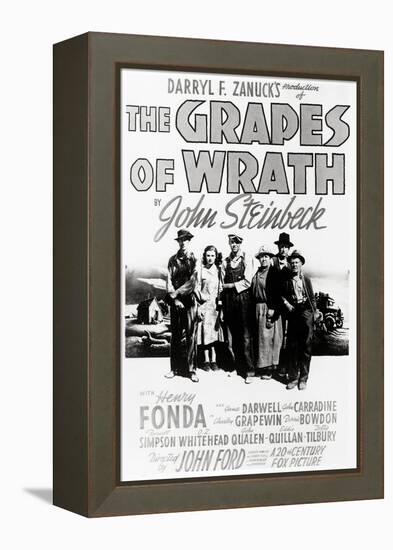 Daryl F. Zanuck's Producion of "The Grapes of Wrath" by John Steinbck-null-Framed Premier Image Canvas