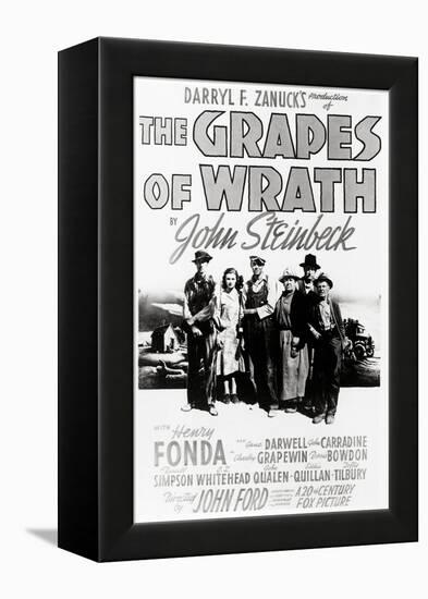 Daryl F. Zanuck's Producion of "The Grapes of Wrath" by John Steinbck-null-Framed Premier Image Canvas