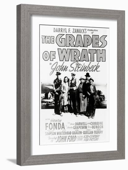 Daryl F. Zanuck's Producion of "The Grapes of Wrath" by John Steinbck-null-Framed Giclee Print