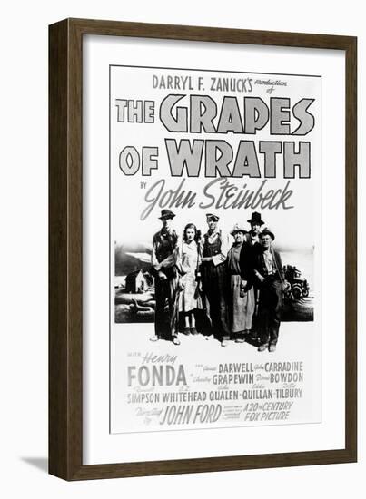 Daryl F. Zanuck's Producion of "The Grapes of Wrath" by John Steinbck-null-Framed Giclee Print