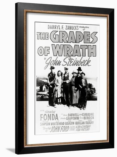 Daryl F. Zanuck's Producion of "The Grapes of Wrath" by John Steinbck-null-Framed Giclee Print