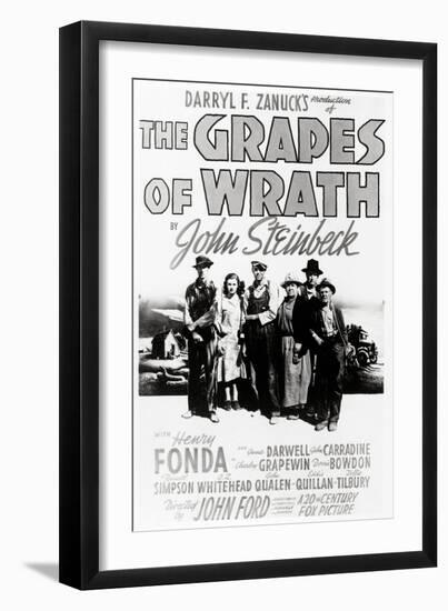 Daryl F. Zanuck's Producion of "The Grapes of Wrath" by John Steinbck-null-Framed Giclee Print