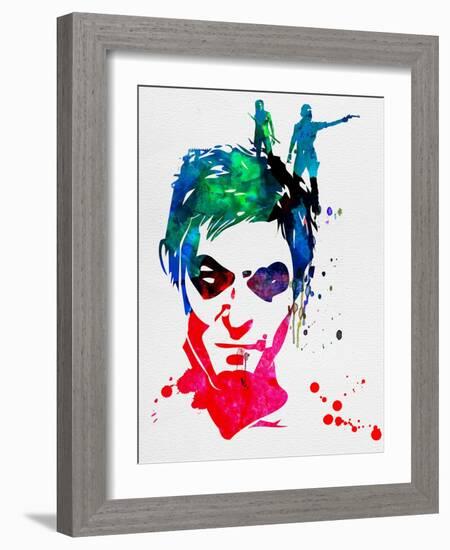 Daryl Watercolor 2-Lora Feldman-Framed Art Print