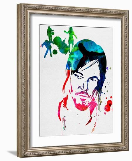 Daryl Watercolor-Lora Feldman-Framed Art Print