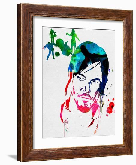 Daryl Watercolor-Lora Feldman-Framed Art Print