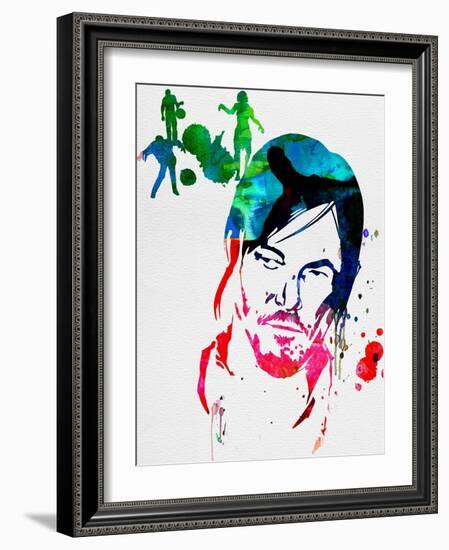 Daryl Watercolor-Lora Feldman-Framed Art Print