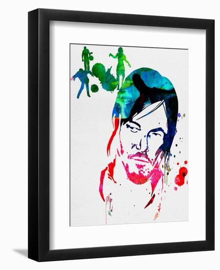 Daryl Watercolor-Lora Feldman-Framed Art Print