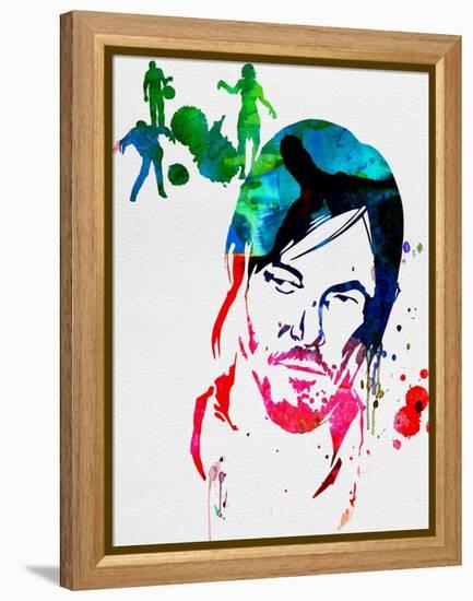 Daryl Watercolor-Lora Feldman-Framed Stretched Canvas