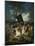 Das Begraebnis Der Sardine. Karnevalsszene, um 1812/1819-Francisco de Goya-Mounted Giclee Print