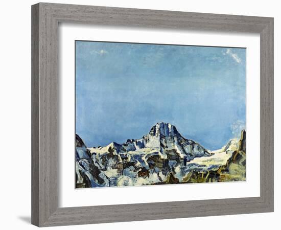 Das Breithorn-Ferdinand Hodler-Framed Giclee Print