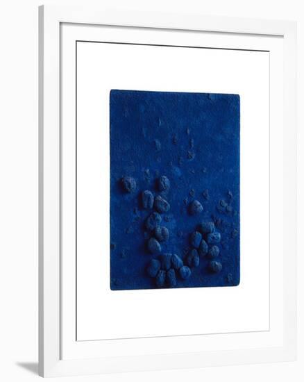 Das Daue Schwammrelief, c.1958-Yves Klein-Framed Art Print