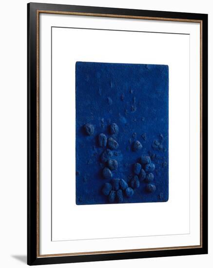 Das Daue Schwammrelief, c.1958-Yves Klein-Framed Art Print