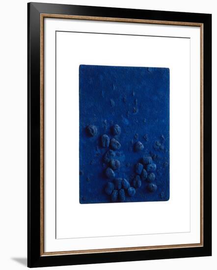 Das Daue Schwammrelief, c.1958-Yves Klein-Framed Art Print