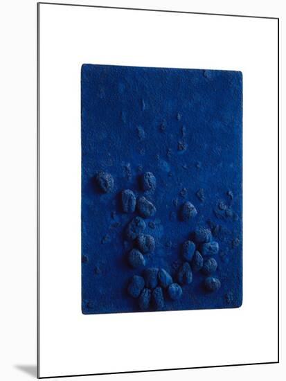 Das Daue Schwammrelief, c.1958-Yves Klein-Mounted Art Print