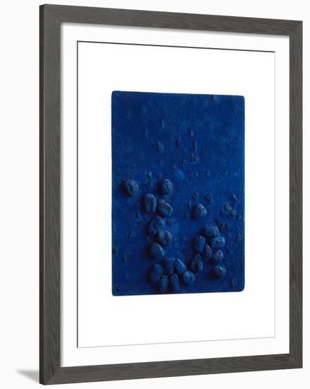 Das Daue Schwammrelief, c.1958-Yves Klein-Framed Art Print