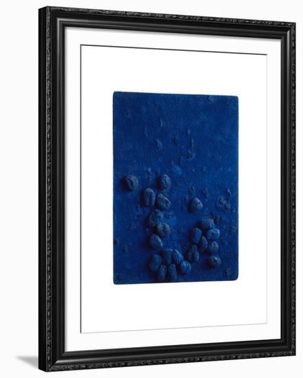 Das Daue Schwammrelief, c.1958-Yves Klein-Framed Art Print