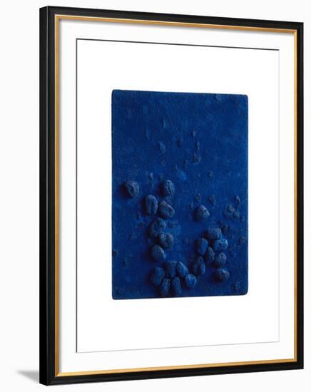 Das Daue Schwammrelief, c.1958-Yves Klein-Framed Art Print