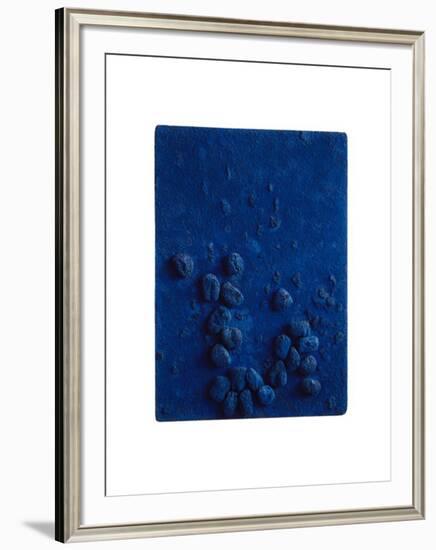 Das Daue Schwammrelief, c.1958-Yves Klein-Framed Art Print