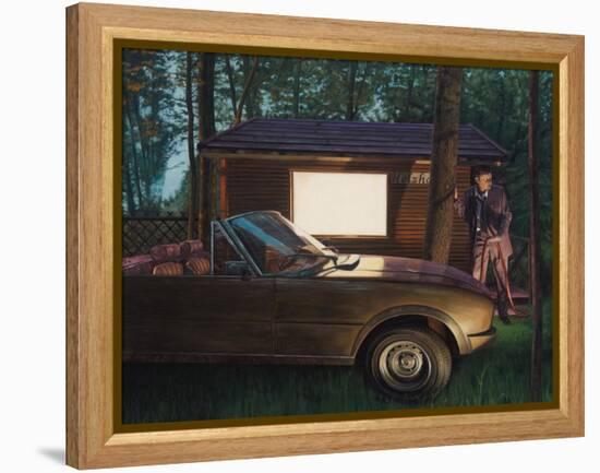 Das Holzhaus, 2006-Aris Kalaizis-Framed Premier Image Canvas