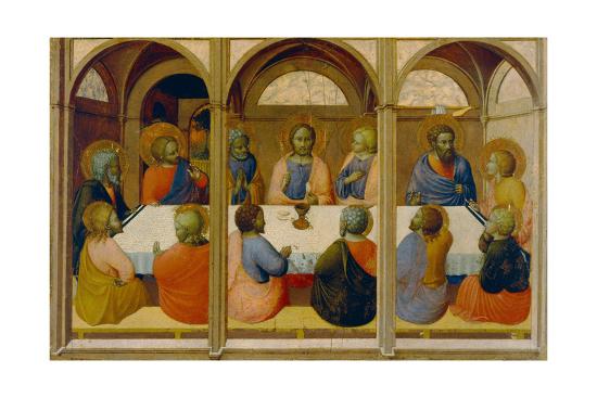 Das Letzte Abendmahl Fragment Von Der Pala Dell Arte Della Lana Um 1426by Sassetta Stefano Di Giovanni