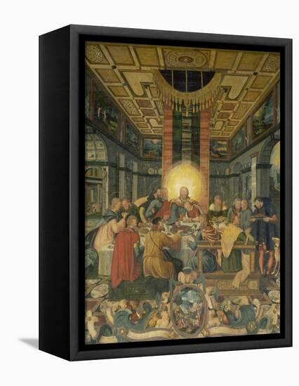 Das Letzte Abendmahl, Mitteltafel Vom Altar Der Frauenkirche in Muehlberg/Elbe-Heinrich Göding the Elder-Framed Premier Image Canvas