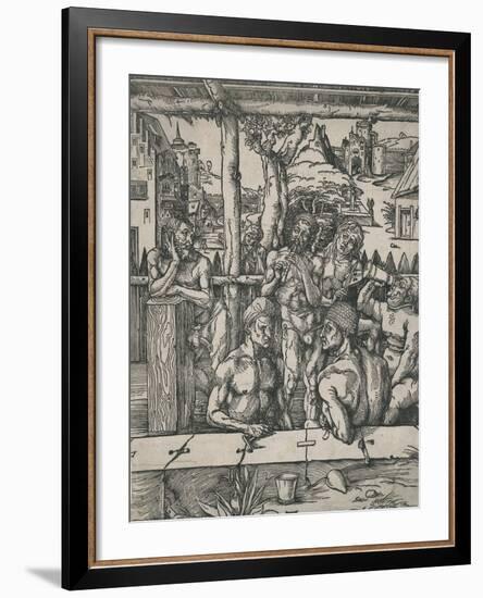 Das Mannerbad (The Men's Bath)-Albrecht Dürer-Framed Photographic Print