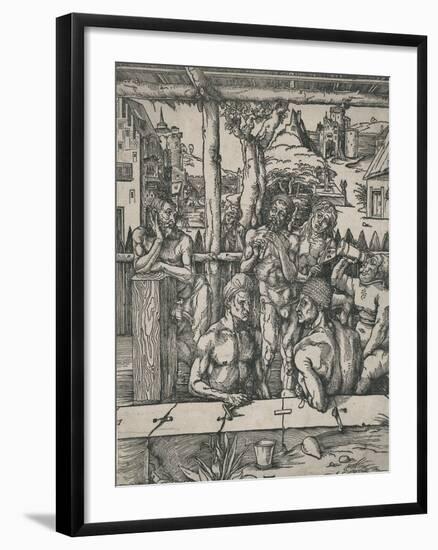 Das Mannerbad (The Men's Bath)-Albrecht Dürer-Framed Photographic Print