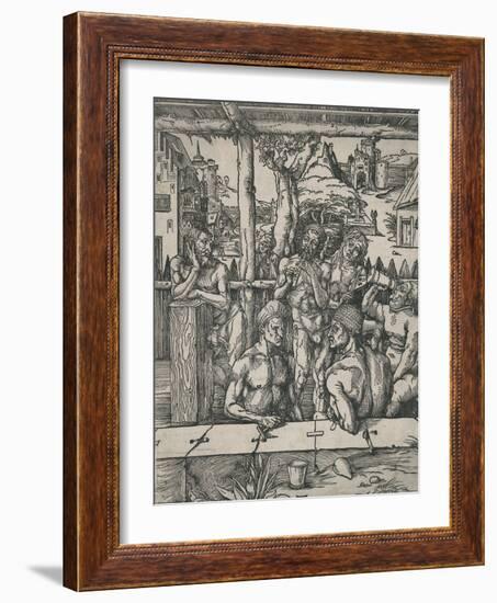 Das Mannerbad (The Men's Bath)-Albrecht Dürer-Framed Photographic Print