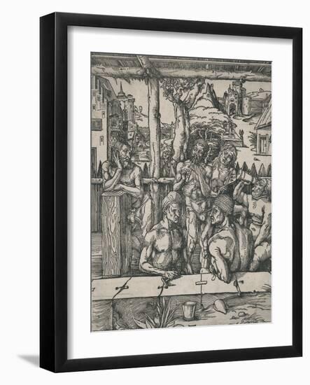 Das Mannerbad (The Men's Bath)-Albrecht Dürer-Framed Photographic Print