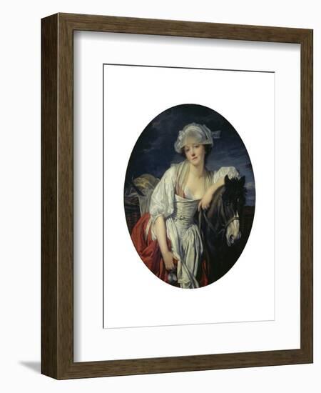 Das Milchmädchen-Jean Baptiste Greuze-Framed Giclee Print