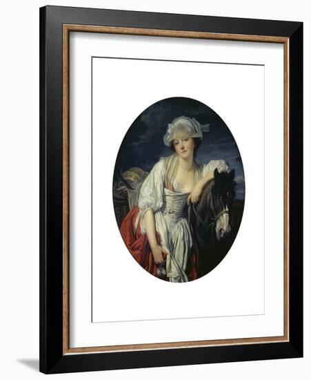 Das Milchmädchen-Jean Baptiste Greuze-Framed Giclee Print