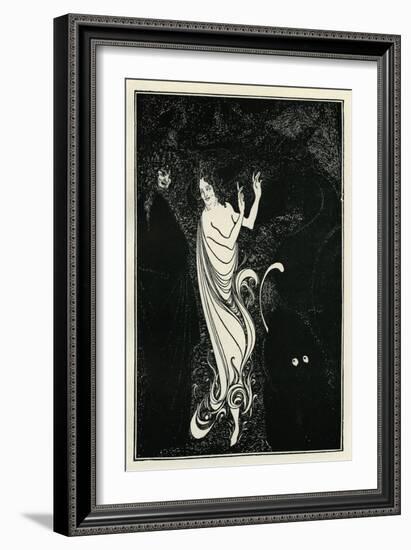 Das Rheingold by Aubrey Beardsley-Aubrey Beardsley-Framed Giclee Print