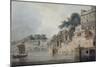 Dasasvamedha Ghat, Benares (Varanasi), Uttar Pradesh-Thomas & William Daniell-Mounted Giclee Print
