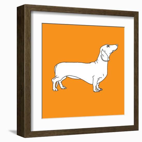 Daschund-Anna Nyberg-Framed Giclee Print