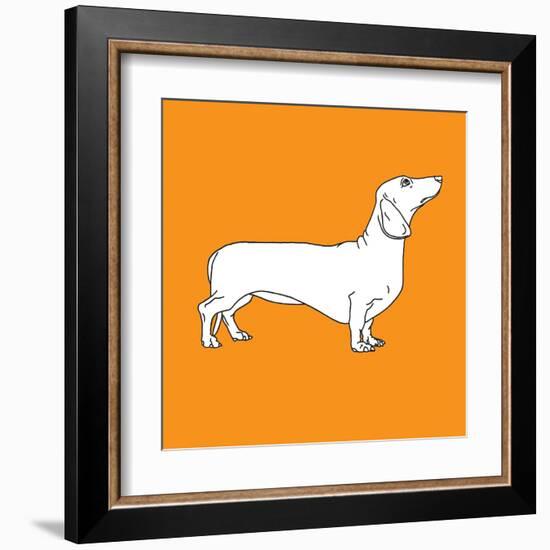 Daschund-Anna Nyberg-Framed Giclee Print