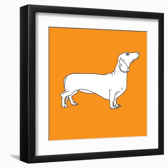 Daschund-Anna Nyberg-Framed Giclee Print