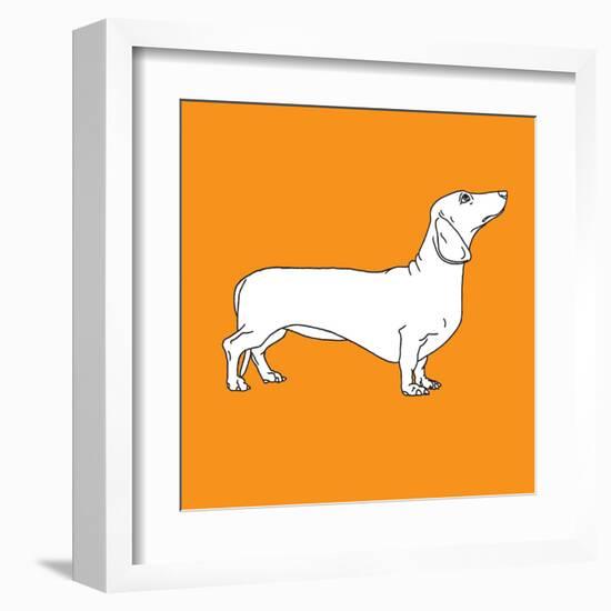 Daschund-Anna Nyberg-Framed Giclee Print