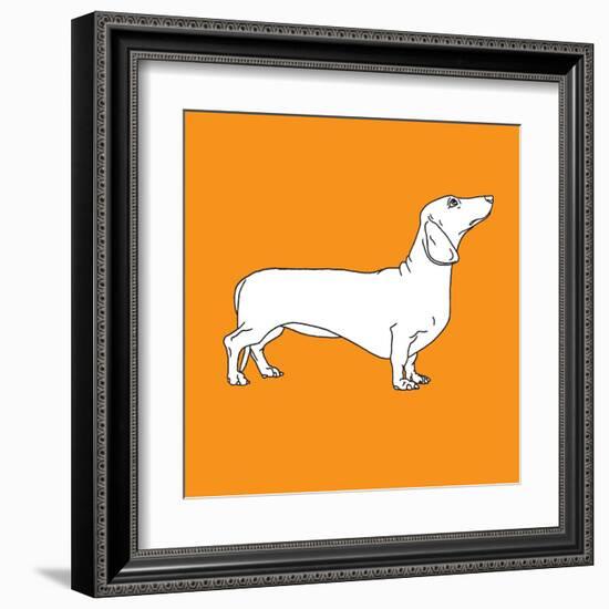 Daschund-Anna Nyberg-Framed Giclee Print