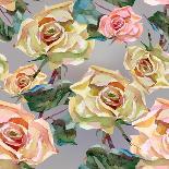 Artwork Watercolor Flowers Roses-Dasha Kozlovskikh-Art Print
