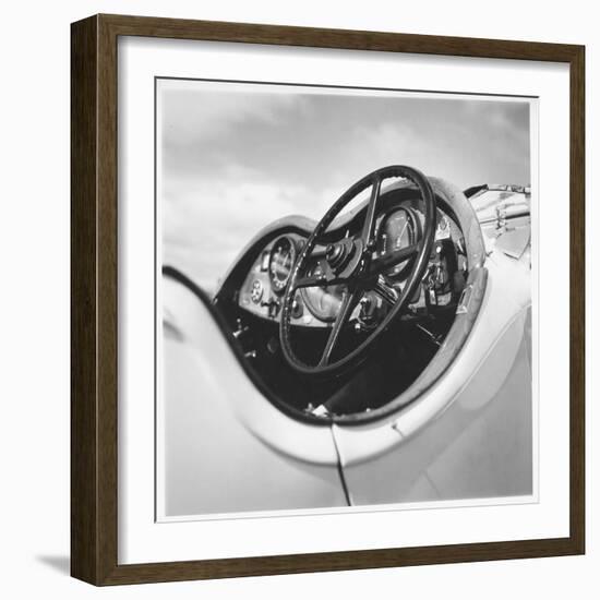 Dashboard of Older Model Rolls Royce Convertible-Walker Evans-Framed Photographic Print