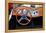 Dashboard of the Vintage Car-swisshippo-Framed Premier Image Canvas