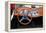 Dashboard of the Vintage Car-swisshippo-Framed Premier Image Canvas