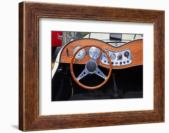 Dashboard of the Vintage Car-swisshippo-Framed Photographic Print