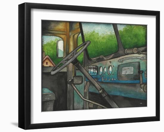 Dashboard-Elizabeth Medley-Framed Art Print